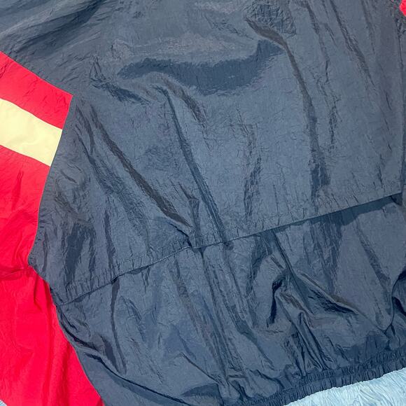 VINTAGE B.I Gear Half Zip Windbreaker Jacket Size Large Mens Blue Unisex Casual - Picture 11 of 15